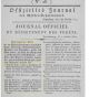 Journal Officiel du département des forêts p 1
